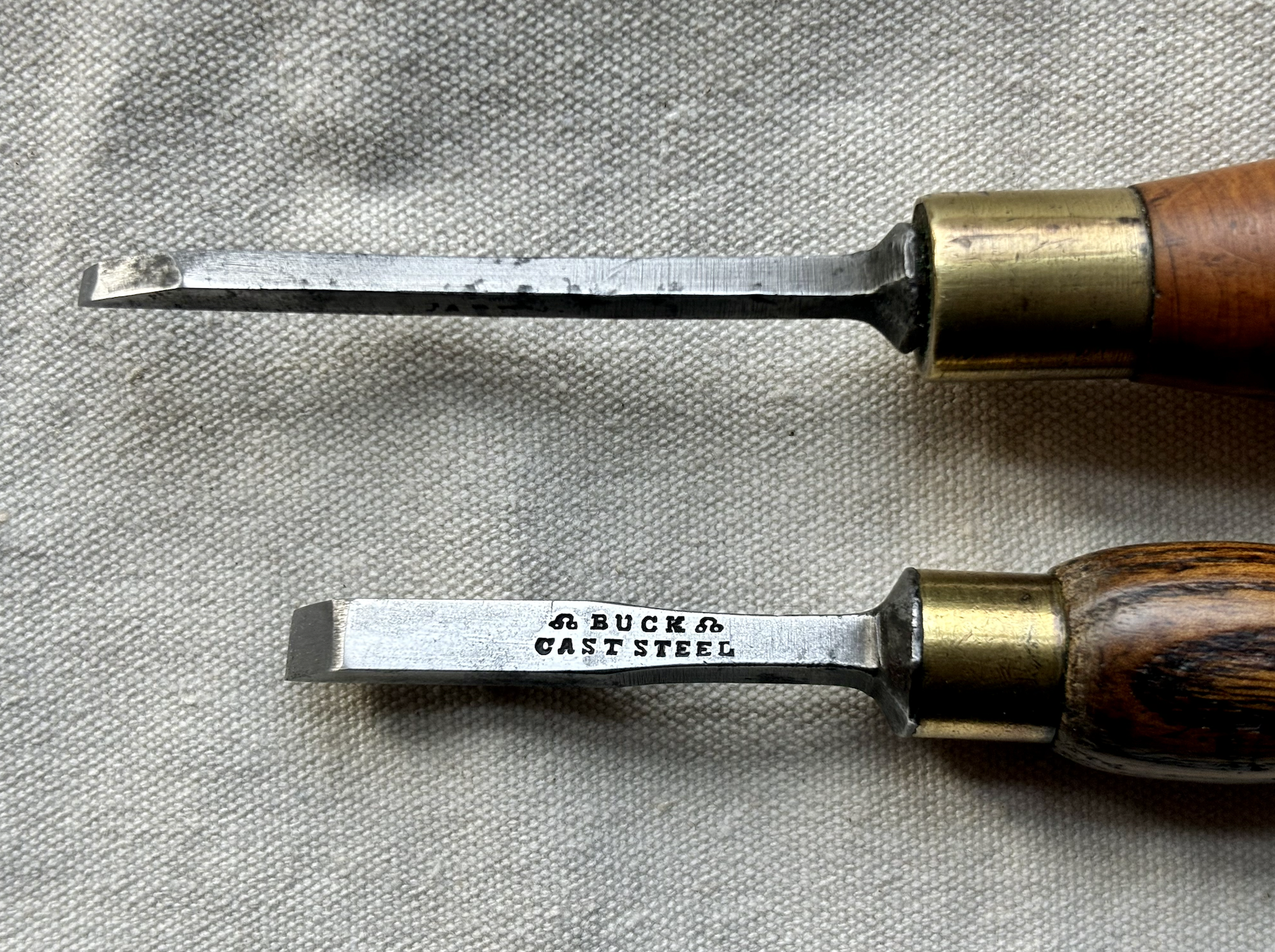 Restored vintage chisels