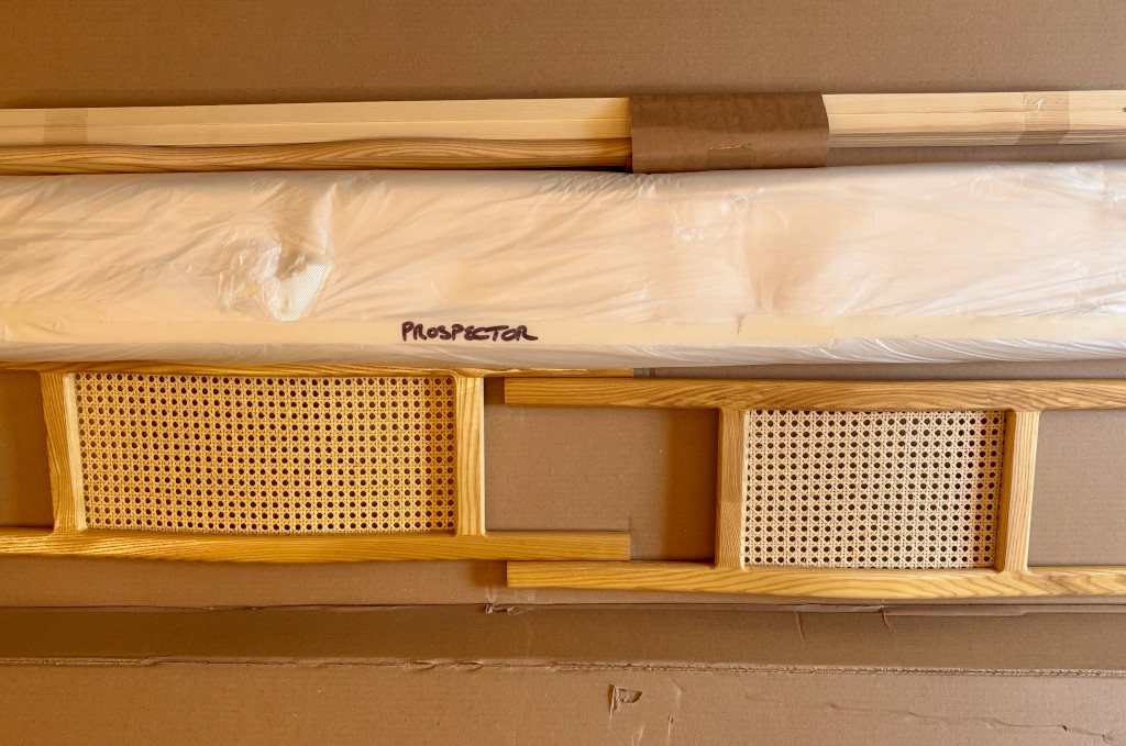 Unboxing a new boat kit.